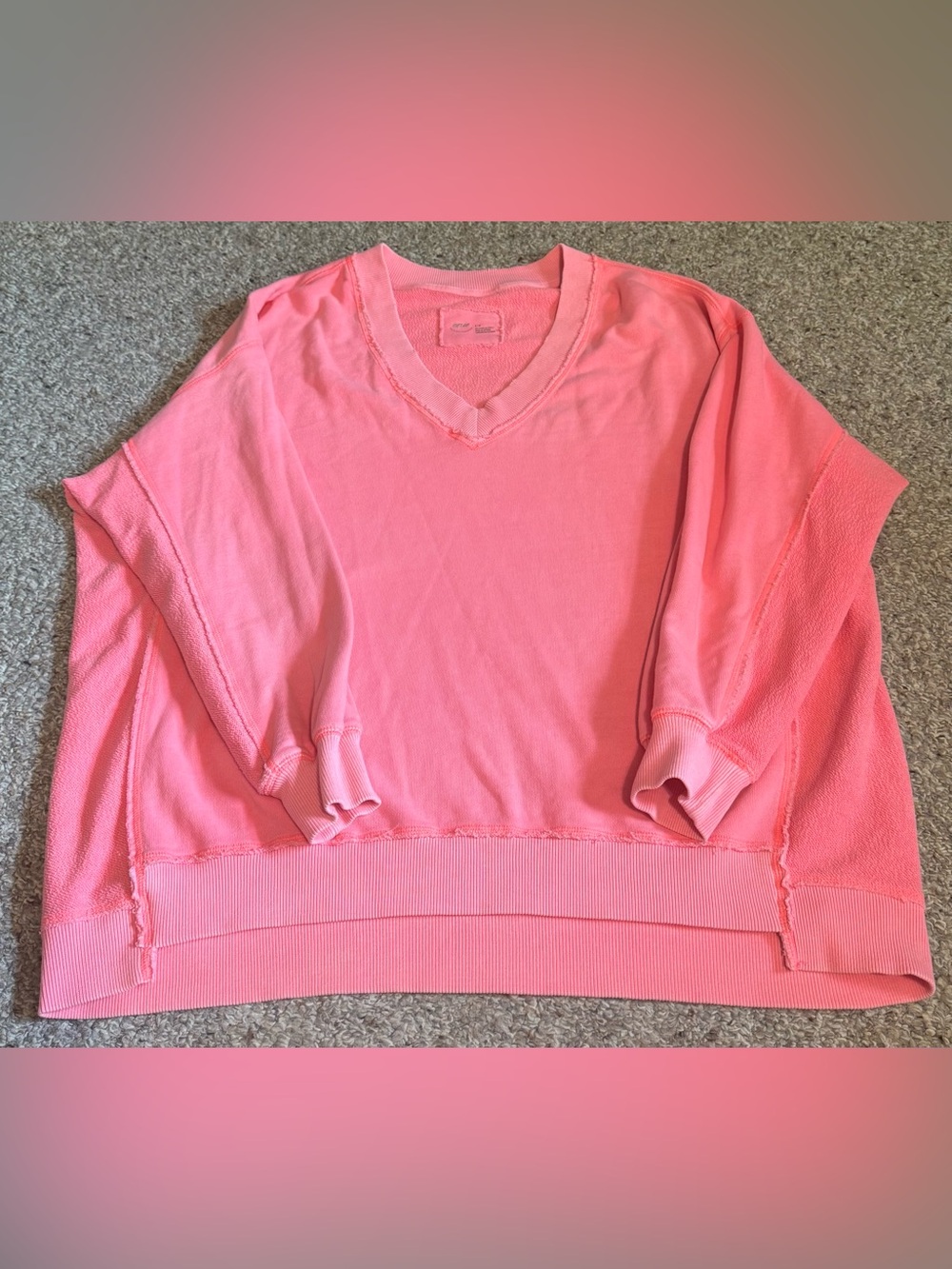 Aerie Vacay Every Day V-Neck Sweatshirt